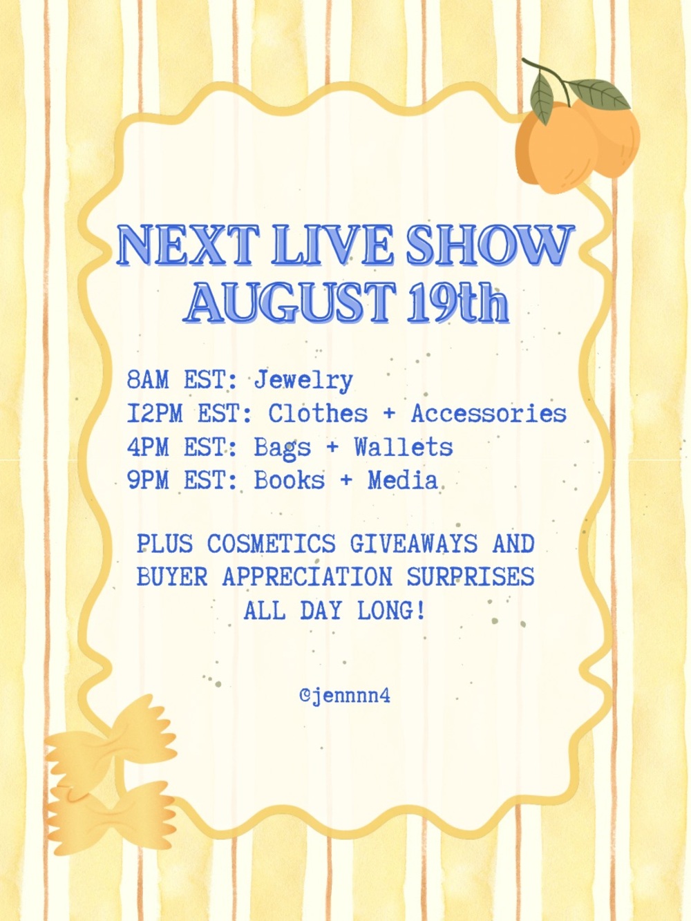 JENN is LIVE :: Next Show August 19th! - Picture 1 of 2